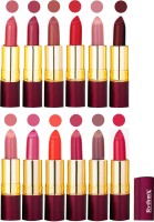 Rythmx Dry Matte Lipstick Combo Set Of 12 Pcs 110(48 g, Multicolor) - Price 1010 78 % Off  