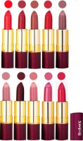 Rythmx Matte Lipstick Set Of 10 Pcs 100(40 g, Multicolor) - Price 850 78 % Off  