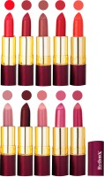 Rythmx Matte Lipstick Set Of 10 Pcs 99(40 g, Multicolor) - Price 850 78 % Off  