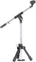 5 CORE Folding Microphone Stand Small Holder(Silver, Black)