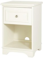 Wood Creation Engineered Wood Bedside Table(Finish Color - White)   Furniture  (WOOD CREATION)