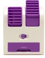 View Billionbag Mini Smart USB Fan(Purple, White) Laptop Accessories Price Online(BillionBAG)