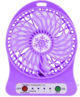Cierie Mini fan Rechargeable Desktop Fan DSdR12 USB Fan(Violet)   Laptop Accessories  (Cierie)