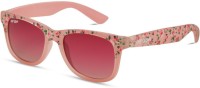 Keeda Wayfarer Sunglasses(For Men & Women, Pink)