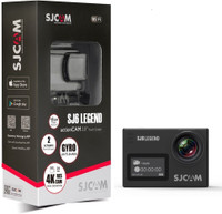 SJCAM Microware SJCAM SJ6 LEGEND (Black) Adjustable Viewing Angle: 166° H= 120° V=89° Sports & Action Camera(Black)