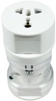 View Outre All in One Universal International Travel AC Power Round Charger with AU US UK EU converter Plug Worldwide Adaptor(White) Laptop Accessories Price Online(Outre)