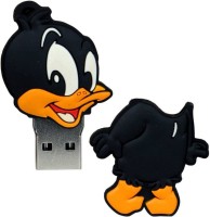 Microware Duck Shape 8 gb 8 GB Pen Drive(Black)   Laptop Accessories  (Microware)