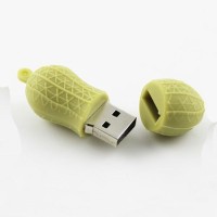View Microware Ground Nut Shape 8 GB Pen Drive(Yellow) Laptop Accessories Price Online(Microware)