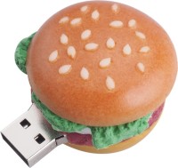 Microware Burger Shape 16gb Pendrive 16 GB Pen Drive(Brown)   Laptop Accessories  (Microware)