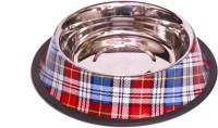 Royal pet Round Stainless Steel Pet Bowl(700 ml Multicolor)