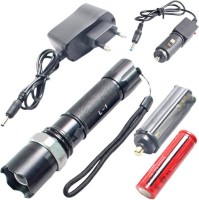 View Jeeya Multifunction Flashlight Torches Emergency Lights(Black) Home Appliances Price Online(Jeeya)
