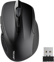 View Tecknet M003 pro wireless mouse Wireless Optical  Gaming Mouse(2.4GHz Wireless, Black) Laptop Accessories Price Online(Tecknet)