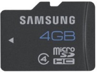 SAMSUNG GB 4 GB MicroSDHC Class 4 48 MB/s  Memory Card