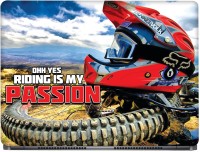 View CRAZYINK Riding is passion Vinyl Laptop Decal 13.3 Laptop Accessories Price Online(CrazyInk)