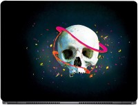 CRAZYINK White Skull with Effect Vinyl Laptop Decal 17.3   Laptop Accessories  (CrazyInk)