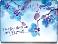 CRAZYINK Deep Breath, Enjoy your Life Vinyl Laptop Decal 17.3   Laptop Accessories  (CrazyInk)