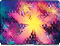 CRAZYINK Abstract Floral Glow Vinyl Laptop Decal 15.6   Laptop Accessories  (CrazyInk)
