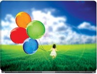 CRAZYINK Primary Colors Baloons Vinyl Laptop Decal 17.3   Laptop Accessories  (CrazyInk)