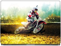 CRAZYINK Motocross Vinyl Laptop Decal 17.3   Laptop Accessories  (CrazyInk)