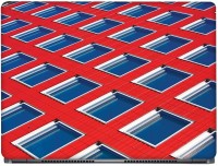View CRAZYINK Red Building Blue Glass Vinyl Laptop Decal 15.6 Laptop Accessories Price Online(CrazyInk)