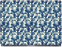 CRAZYINK Blue Grungy Bricks Pattern Vinyl Laptop Decal 14   Laptop Accessories  (CrazyInk)