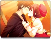 View CRAZYINK Anime Couple Kiss Vinyl Laptop Decal 14 Laptop Accessories Price Online(CrazyInk)