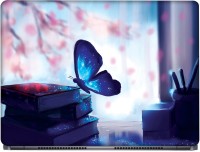 CRAZYINK Butterfly Glow Vinyl Laptop Decal 17.3   Laptop Accessories  (CrazyInk)