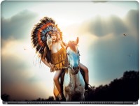 CRAZYINK Tribal Girl on Horse Vinyl Laptop Decal 15.6   Laptop Accessories  (CrazyInk)