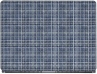 CRAZYINK Blue Textile Check Pattern Vinyl Laptop Decal 16   Laptop Accessories  (CrazyInk)