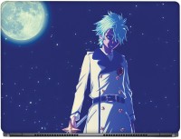 CRAZYINK Anime Blue Hair Boy Vinyl Laptop Decal 15.6   Laptop Accessories  (CrazyInk)