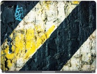 View CRAZYINK Tri Color Grungy Wall Vinyl Laptop Decal 14 Laptop Accessories Price Online(CrazyInk)