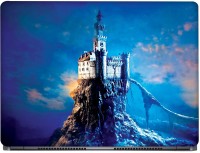 CRAZYINK Beautiful Castle on Blue Night Vinyl Laptop Decal 14   Laptop Accessories  (CrazyInk)