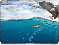 CRAZYINK Eagle try to Catch Fish Vinyl Laptop Decal 13.3   Laptop Accessories  (CrazyInk)