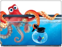 CRAZYINK Octopus Cartoon Vinyl Laptop Decal 16   Laptop Accessories  (CrazyInk)