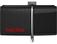 SanDisk Ultra Dual USB Drive 3.0 16 GB Pen Drive(Black)   Laptop Accessories  (SanDisk)