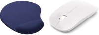 View ReTrack 2.4Ghz Ultra Thin Portable Wireless Mouse & Mousepad Combo Set Laptop Accessories Price Online(ReTrack)