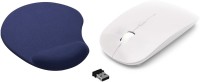 View ReTrack 2.4Ghz Ultra Slim Wireless Mouse & Mousepad Combo Set Laptop Accessories Price Online(ReTrack)