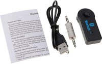 Voltegic ™ Bluetooth Wireless Music Adaptor. Car Aux 3.5mm RCA. Audio Receiver to Stream Music BT-Mic-007 Bluetooth(Black)   Laptop Accessories  (Voltegic)