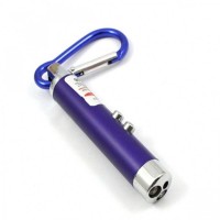 CheckSums 11927 3 In 1- LED Flashlight + Torch Keychain + Laser Pointer- Violet(650 nm, Red)   Laptop Accessories  (CheckSums)