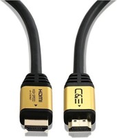 C&E  TV-out Cable Ultra HDMI Cable 35 Feet 2.0 26AWG 4K x 2K @ 60HZ24K gold case Full HD Latest Version Single Pack(Gold & Black, For Xbox)