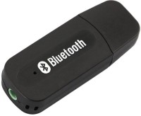 Voltegic ™ BTReceiver, Portable Wireless Audio Adapter with 3.5 mm Stereo Output ( 3.0, A2DP, Built-in Microphone) CR-BT-117 Bluetooth(Black)   Laptop Accessories  (Voltegic)