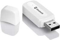 Voltegic ® Mini Portable Wireless Audio Adapter Stereo Music Receiver CR-BT-004 Bluetooth(White)   Laptop Accessories  (Voltegic)