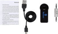 Voltegic 3.5mm Wireless 3.0 Stereo Music Audio Handsfree Receiver Adapter Dongle for Car AUX Mic Speaker BT-Mic-006 Bluetooth(Black)   Laptop Accessories  (Voltegic)
