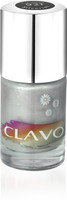 Clavo Long Wear Glossy Nail Polish Silverish(11 ml) - Price 140 29 % Off