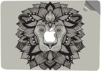 Swagsutra Grey Pattern Lion Vinyl/Deca/Sticker Laptop Decal 11   Laptop Accessories  (Swagsutra)