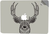 View Swagsutra Grey Pattern Deer Vinyl/Deca/Sticker Laptop Decal 11 Laptop Accessories Price Online(Swagsutra)