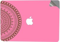 Swagsutra Pink Pattern Semi Circle Vinyl/Deca/Sticker Laptop Decal 11   Laptop Accessories  (Swagsutra)