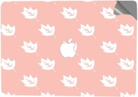 View Swagsutra Pink leaves Vinyl/Deca/Sticker Laptop Decal 11 Laptop Accessories Price Online(Swagsutra)