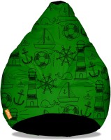 View ORKA XXL Bean Bag Cover(Multicolor) Furniture (ORKA)