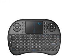 View iStore Mini Touchpad With Mouse Wireless Multi-device Keyboard(Black, White) Laptop Accessories Price Online(iStore)